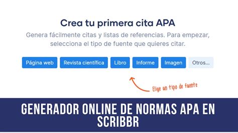 generador de referencia apa 7|Formato APA con el Generador APA de Scribbr